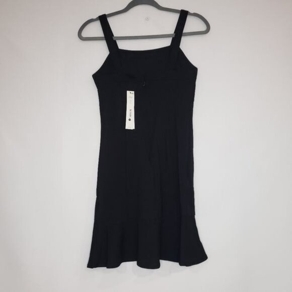 NWT Aqua Hem Ponte Dress in black Size XS - Picture 3 of 10
